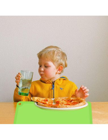 Mantel de Silicona Antideslizante Mudocp - 2 Piezas Azul y Verde