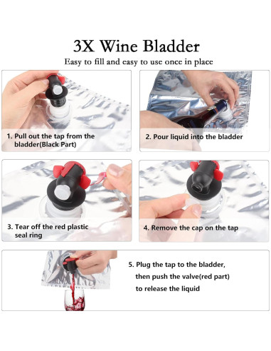 Bolsa de Vino YOOMIK para 2 Botellas Aislada Rayas Azules