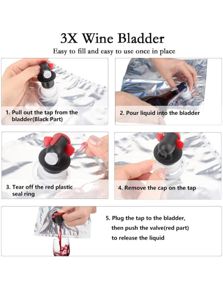 Bolsa de Vino YOOMIK para 2 Botellas Aislada Rayas Azules