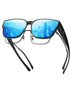 Gafas de sol DUCO Fit Over polarizadas UV400 para hombres y mujeres