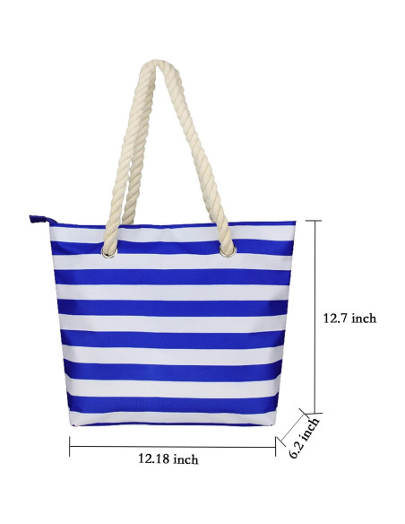 Bolsa de Vino YOOMIK para 2 Botellas Aislada Rayas Azules