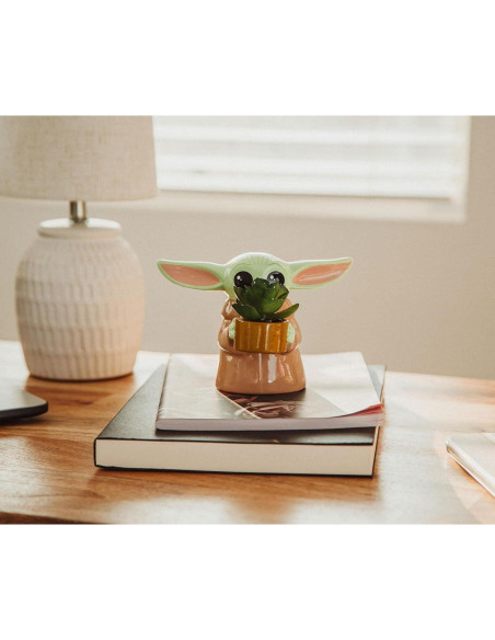 Maceta mini Grogu de cerámica 10 cm Star Wars