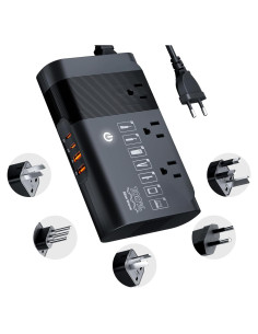 Convertidor de Voltaje DOACE 220V a 110V 500W Onda Sinusoidal Pura