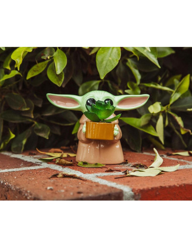 Maceta mini Grogu de cerámica 10 cm Star Wars