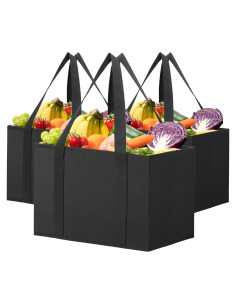 Bolsas de Compras Reutilizables Lifewit 3 Piezas Negras