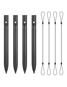 Bolígrafos de Reemplazo Flutesan para Tableta LCD 4 Pcs Negro