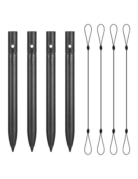 Bolígrafos de Reemplazo Flutesan para Tableta LCD 4 Pcs Negro