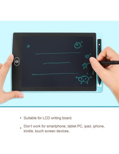 Bolígrafos de Reemplazo Flutesan para Tableta LCD 4 Pcs Negro