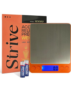Balanza Digital de Bolsillo Strive 3000g x 0.1g Alta Precisión 2