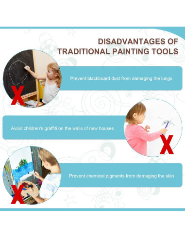 Bolígrafos de Reemplazo Flutesan para Tableta LCD 4 Pcs Negro