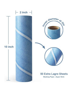 Recarga Rodillo de Pelusa Layers 10" Ancho - 3 Paquetes 2