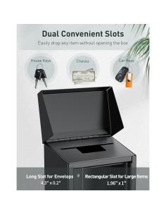 Caja de Llaves Uniclife 14.4x7.9x24.4cm con Cerradura 2