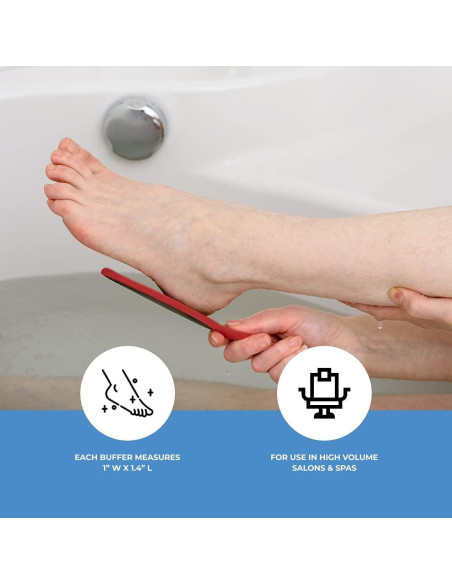 Lima de pies ForPro Red Panda 60/100 grano 26.67 cm