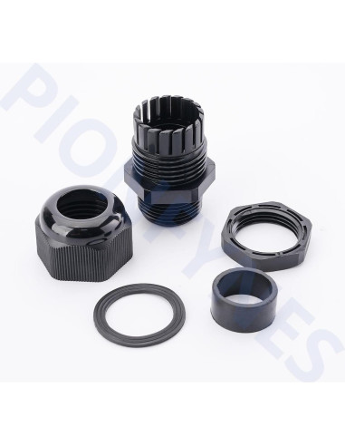 20 Conectores de Cable Impermeables PG7 PIONFYNES 3-6.5mm
