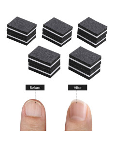 50 Piezas Mini Pulidores para Uñas 100/180 Grano acDesign 2