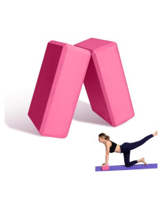 Bloques de Yoga EVA BW MEJOR MANERA 2 Pcs Antideslizantes