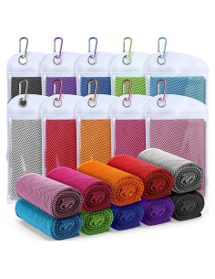 Toallas Enfriadoras Honoson 20 Piezas Microfibra 88.9x30.5cm