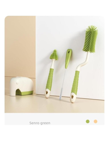 Juego de Cepillos de Limpieza para Botellas Bebé Genérico 4 en 1