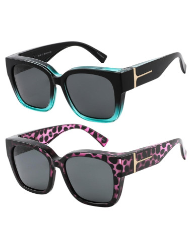 Gafas de sol polarizadas Yogo Vision para usar sobre gafas ópticas