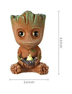 Decoración de Acuario Groot Burbujeador Pequeño 7.87x10.92cm 2