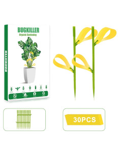 Trampas Adhesivas Amarillas PESTCON 30 Piezas para Moscas