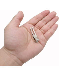 30 Clips de Doble Punta para Rizado de Cabello Axe Sickle 2