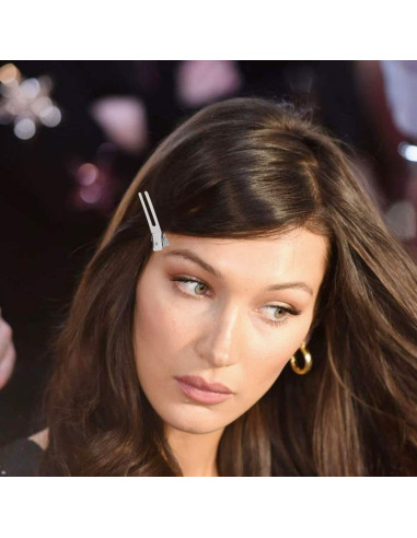 30 Clips de Doble Punta para Rizado de Cabello Axe Sickle