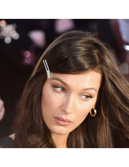 30 Clips de Doble Punta para Rizado de Cabello Axe Sickle