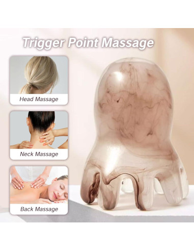 Masajeador de Cabeza NIIIYTYB - Herramienta de Acupresión 2 Pcs