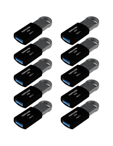 Memoria USB 3.1 32GB Memorex - Paquete de 10, Transferencias Rápidas