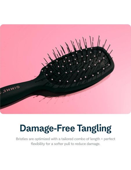 Cepillo Desenredante Mini Gimme Hair para Cabello Fino - Negro