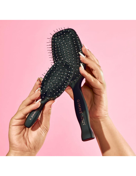 Cepillo Desenredante Mini Gimme Hair para Cabello Fino - Negro