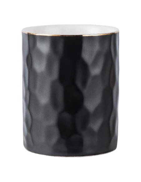 Soporte de Lápiz Cerámica Aewill Negro Organizador Escritorio