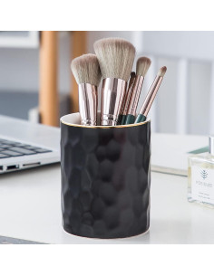 Soporte de Lápiz Cerámica Aewill Negro Organizador Escritorio 2