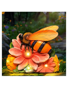 Luces Solares de Abeja Linkax para Jardín Exterior 10 cm