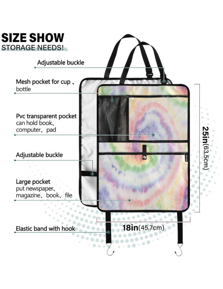 Organizador de Asiento Trasero Kigai con Soporte para Tableta