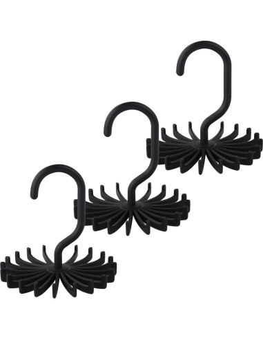 Organizador de Corbatas Z ZICOME, Paquete de 3, Antideslizante