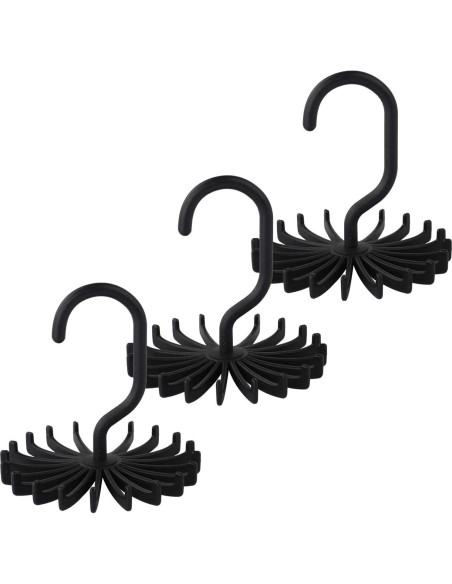 Organizador de Corbatas Z ZICOME, Paquete de 3, Antideslizante