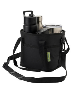 Soporte para Botellas de Agua NoNa & Bee - 4 Compartimentos, Negro 2