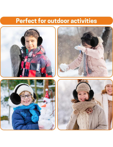 Auriculares de Invierno Aurya para Niños Plegables y Ajustables