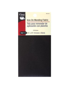 Cinta de reparación Dritz 15x33 cm negra para planchar