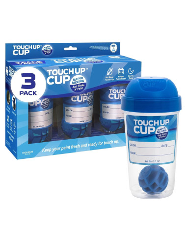 Contenedores de Almacenamiento de Pintura Touch Up Cup 3x13 oz