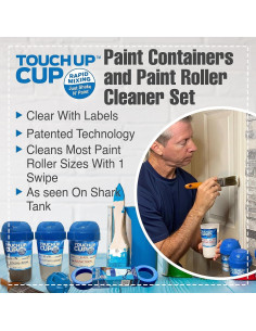Contenedores de Almacenamiento de Pintura Touch Up Cup 3x13 oz 2