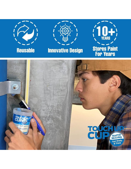 Contenedores de Almacenamiento de Pintura Touch Up Cup 3x13 oz