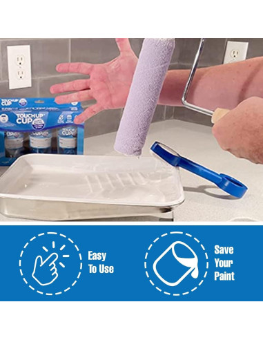 Contenedores de Almacenamiento de Pintura Touch Up Cup 3x13 oz