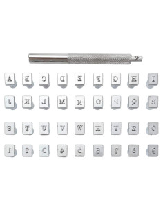 Juego de Sellos de Letras y Números Yoption 36 Pcs 3mm