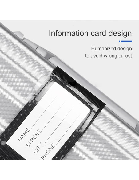 Correas de Equipaje Veki con Candado TSA - Negro