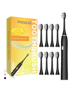 Cepillo de Dientes Eléctrico FXQQZZ A11 con 8 Cabezas y 4 Modos
