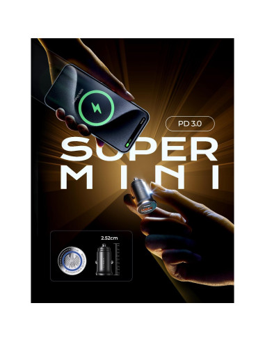 Cargador de Coche USB C LISEN 54W + 2 Cables 60W para iPhone 16