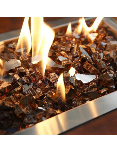 Cristales de Fuego Hisencn 9,07 kg Cobre 1/2" para Fogatas 2